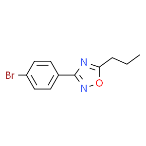 3-(4-溴苯基)-5-丙基-1,2,4-恶二唑